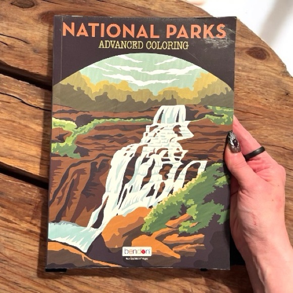 National Parks Advanced Coloring Book - Picture 2 of 3